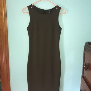 Forever 21 Dark Green Bodycon Dress